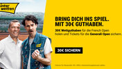 interwetten schickt Dich mit ein bisschen Glück zu den Generali Open 2025 nach Kitzbühel
