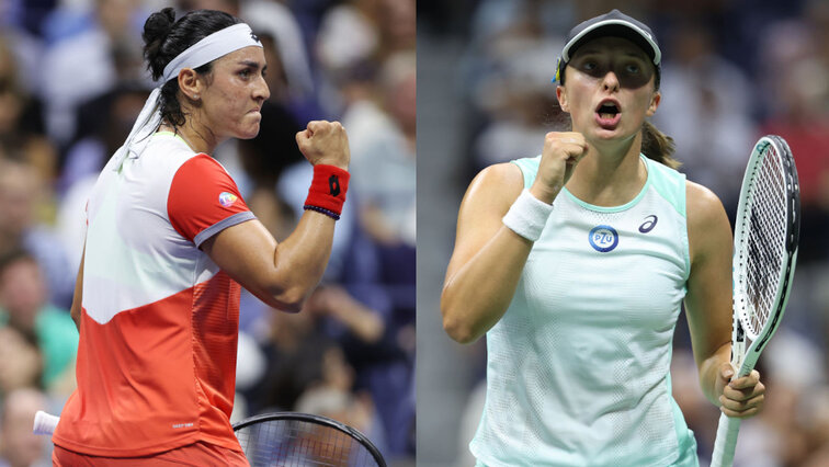 Ons Jabeur und Iga Swiatek spielen im US Open Finale 2022