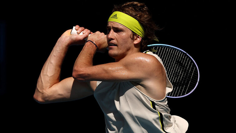 Alexander Zverev steht in Melbourne im Achtelfinale