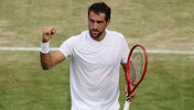 Marin Cilic bei seinem bislang letzten Auftritt in Wimbledon 2021