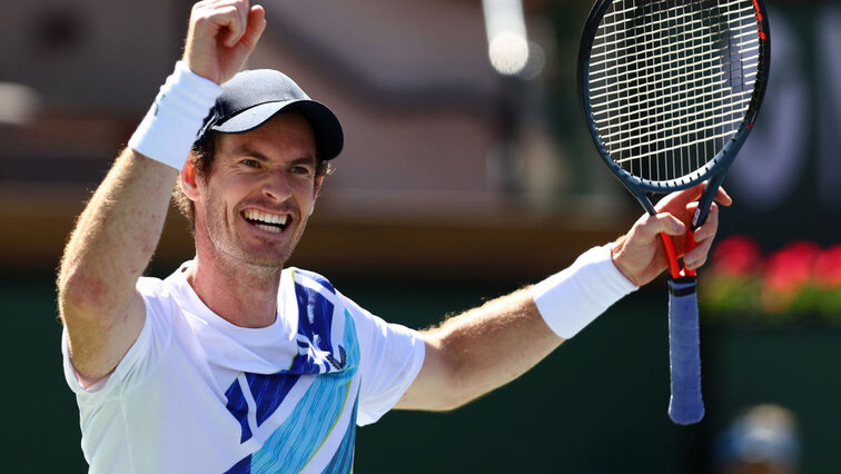 Andy Murray nach seinem Sieg gegen Taro Daniel Andy Murray after beating Taro Daniel