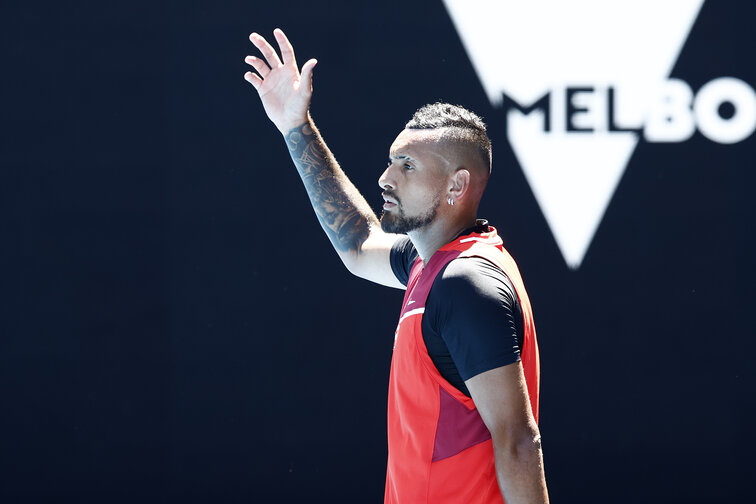 Nick Kyrgios hat sich zur GOAT-Debatte geäußert Nick Kyrgios hat sich zur GOAT-Debatte geäußert