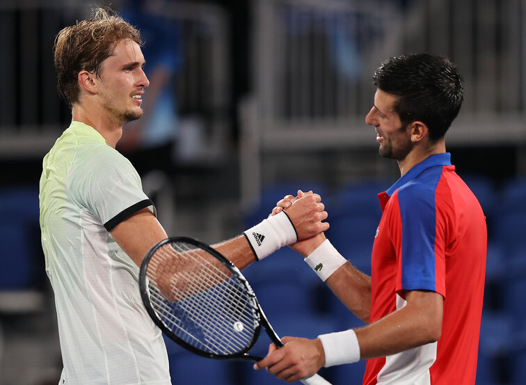 Alexander Zverev und Novak Djokovic kämpfen um einen Platz im Endspiel der US Open