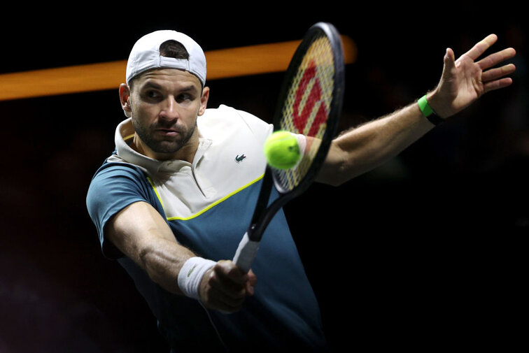 Grigor Dimitrov zog ins Rotterdam-Halbfinale ein