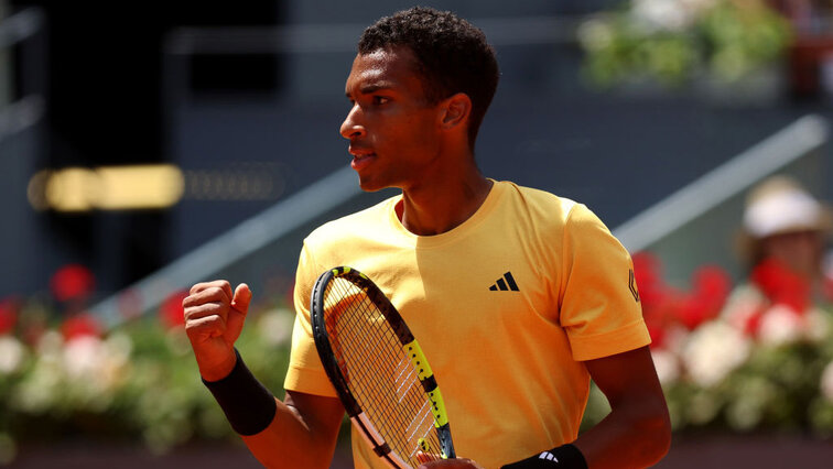 Felix Auger-Aliassime spielt in Madrid groß auf Felix Auger-Aliassime spielt in Madrid groß auf