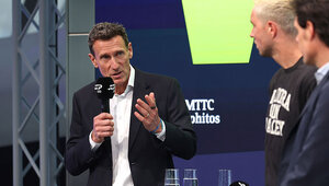 Patrik Kuehnen am Freitag vor den BMW Open 2026