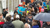 Justin Engel war am Sonntag ein gefragter Mann in München