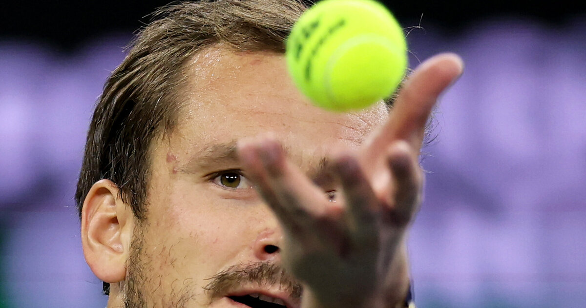 Daniil Medvedev: "Dunlop-Ball ist wenigstens rund"