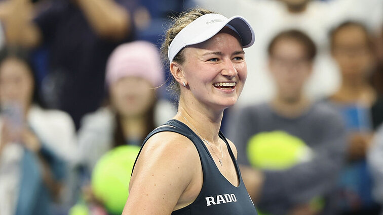Barbora Krejcikova hatte endlich mal wieder Grund zu jubeln