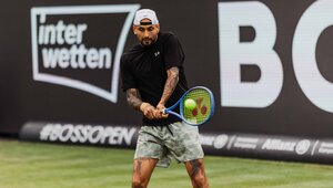 Nick Kyrgios am Dienstag in Stuttgart