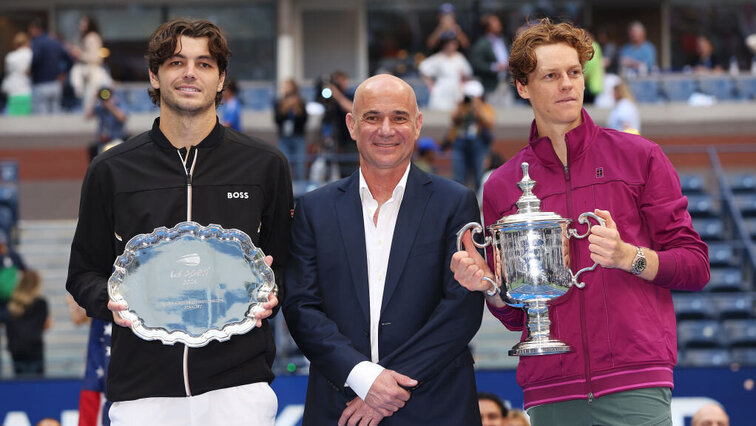 Taylor Fritz unterlag im letzten Jahr im US-Open-Finale Jannik Sinner glatt in drei Sätzen. Taylor Fritz unterlag im letzten Jahr im US-Open-Finale Jannik Sinner glatt in drei Sätzen.