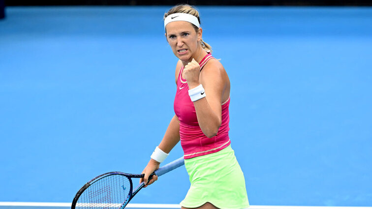 Auch das dritte Duell gegen Jelena Ostapenko konnte Victoria Azarenka für sich entscheiden. Auch das dritte Duell gegen Jelena Ostapenko konnte Victoria Azarenka für sich entscheiden.