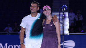 Flavio Cobolli und Belinda Bencic haben sich für das Mixed gesucht und gefunden, wie man so schön sagt.