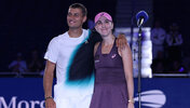 Flavio Cobolli und Belinda Bencic haben sich für das Mixed gesucht und gefunden, wie man so schön sagt.