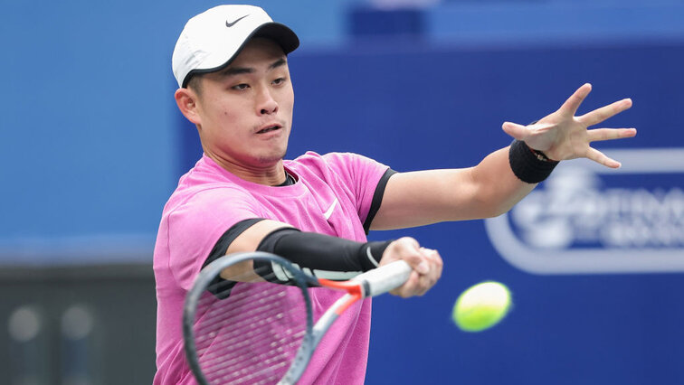 Wu Yibing steht im Hauptfeld der US Open 2022 Wu Yibing is in the main draw of the US Open 2022