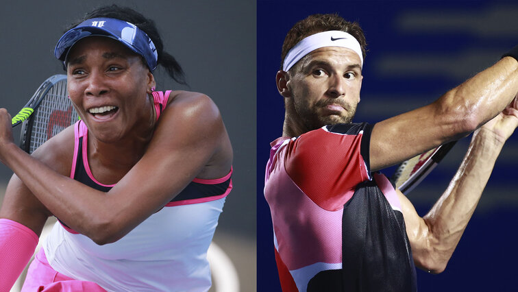 Fitness couple du jour: Venus Williams and Grigor Dimitrov