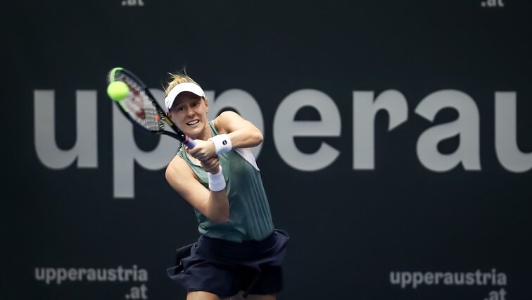 Alison Riske setzte sich im Endspiel der Upper Austria Ladies Linz gegen die rumänische Lucky Loserin Jaqueline Cristian durch