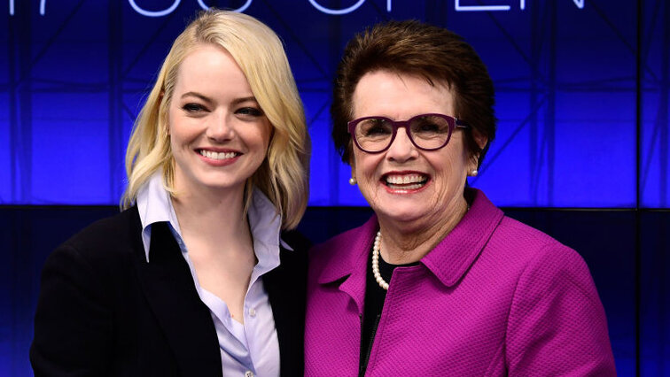 Emma Stone played the young Billie Jean King