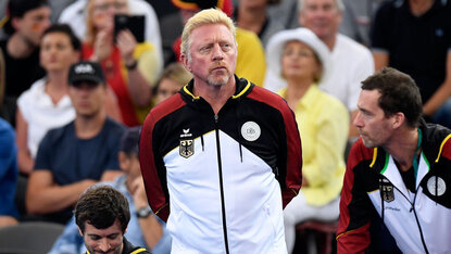 Boris Becker mahnt Änderungen im Davis-Cup-Format an Boris Becker mahnt Änderungen im Davis-Cup-Format an