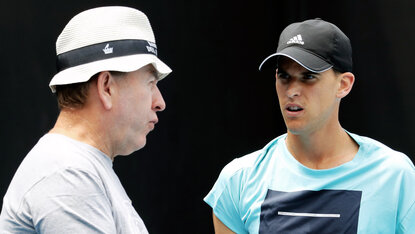 Günter Bresnik und Dominic Thiem Anfang 2019 in Australien Günter Bresnik und Dominic Thiem Anfang 2019 in Australien