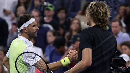 Grigor Dimitrov musste Alexander Zverev in New York 2023 mal wieder gratulieren