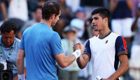 In Indian Wells hatte Andy Murray gegen Carlos Alcaraz die Nase vorne