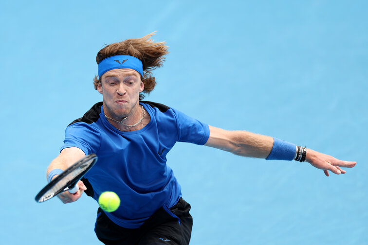 Andrey Rublev Andrey Rublev sah sich bei den Australian Open mit einem Zwischenfall konfrontiert