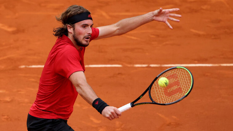 Stefanos Tsitsipas hat gegen Matteo Berrettini starke Nerven gezeigt