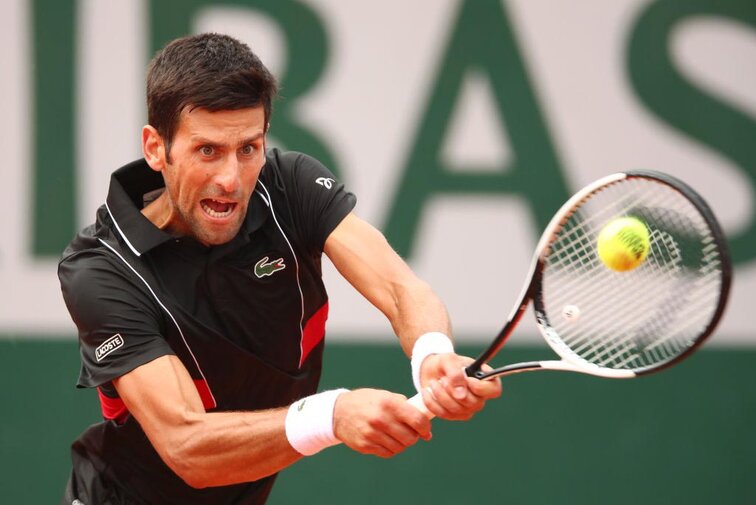 So stabil, so schnell: Noles Rückhand So stable, so fast: Nole's backhand