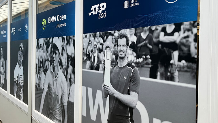 Ja, natürlich ist auch Andy Murray bildlich festgehalten