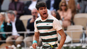 Carlos Alcaraz am Sonntag in Roland-Garros