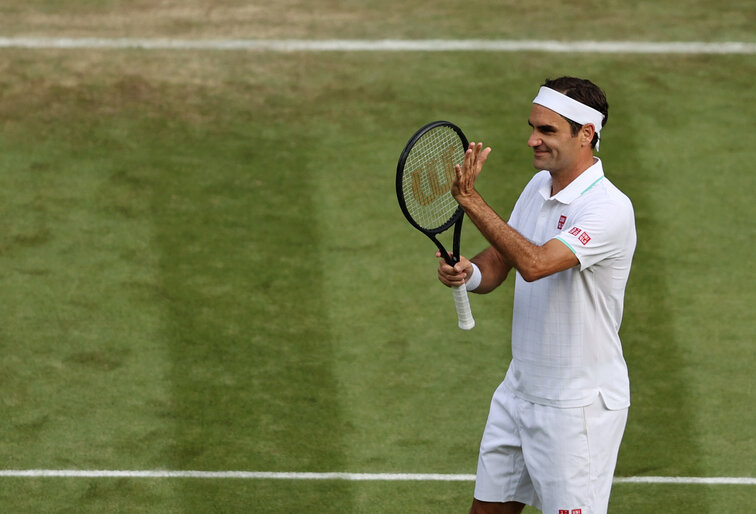 Roger Federer explains who he has on the slip at Wimbledon