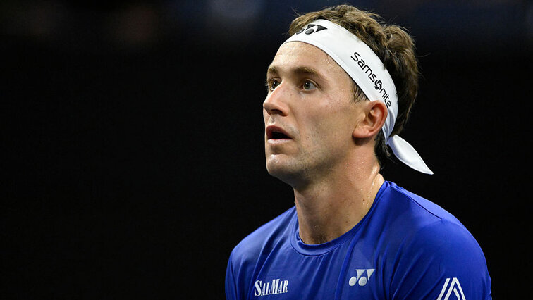 Auch Casper Ruud hat gestern sein Match nicht beenden können Auch Casper Ruud hat gestern sein Match nicht beenden können