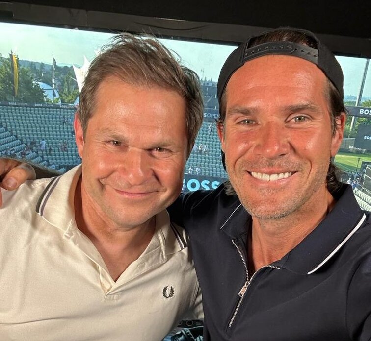 Tommy Haas mit Kappe rückwärts: Das hat auch "Struffi" nachhaltig beeindruckt Tommy Haas mit Kappe rückwärts: Das hat auch "Struffi" nachhaltig beeindruckt