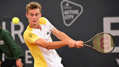 Luca van Assche darf heute gegen Alexander Zverev ran Luca van Assche darf heute gegen Alexander Zverev ran