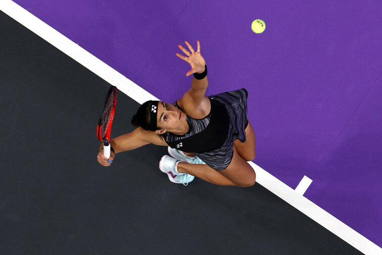 Caroline Garcia hat 2022 die meisten Asse auf der WTA-Tour geschlagen