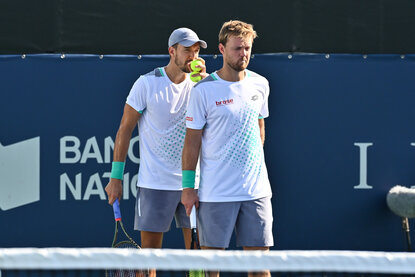 Kevin Krawietz und Andreas Mies sind in Paris-Bercy im Halbfinale gescheitert