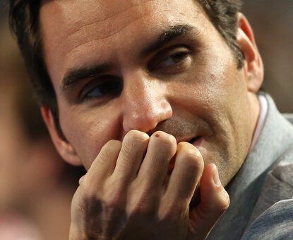 Roger Federer beim Hopman Cup in Perth Roger Federer