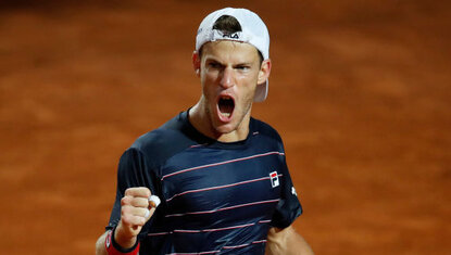 Bessere Zeiten: Diego Schwartzman 2020 in Rom Bessere Zeiten: Diego Schwartzman 2020 in Rom