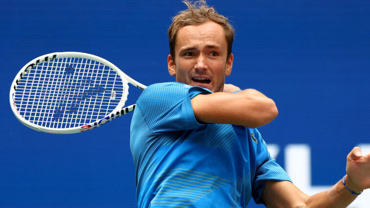 Daniil Medvedev am Montag bei den US Open 2022 Daniil Medvedev on Monday at the US Open 2022