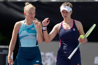 Katerina Siniakova und Barbora Krejcikova gehen getrennte Wege Katerina Siniakova und Barbora Krejcikova gehen getrennte Wege