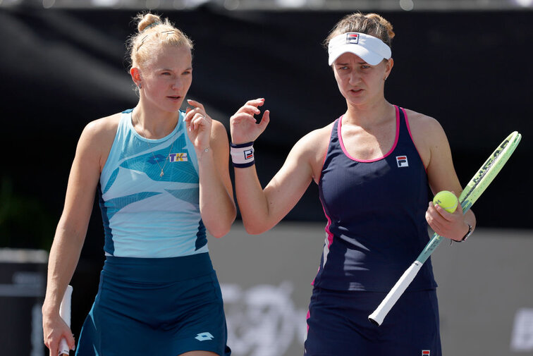 Katerina Siniakova und Barbora Krejcikova gehen getrennte Wege Katerina Siniakova und Barbora Krejcikova gehen getrennte Wege