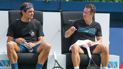 Roger Federer und Philipp Kohlschreiber machen sich für Dubai warm Roger Federer und Philipp Kohlschreiber machen sich für Dubai warm