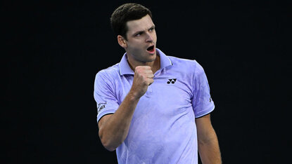 Hubert Hurkacz steht im Achtelfinale der Australian Open 2023 Hubert Hurkacz steht im Achtelfinale der Australian Open 2023