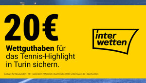Jetzt als Neukunde bei interwetten 20 EUR Wettguthaben sichern!