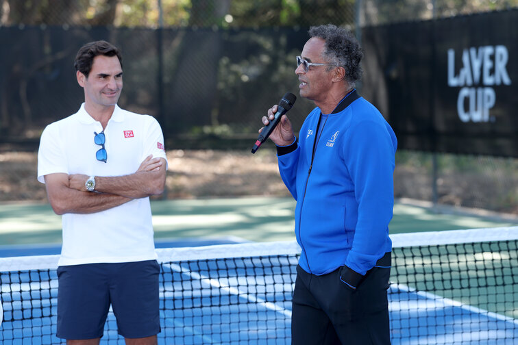 Roger Federer, Yannick Noah Roger Federer, Yannick Noah