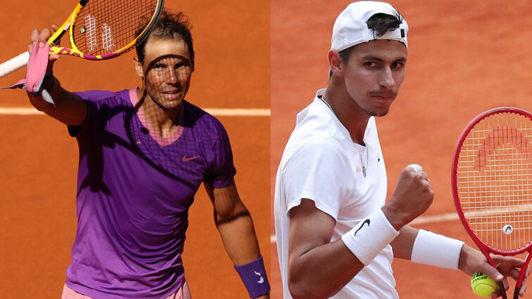 Rafael Nadal meets Alexei Popyrin for the first time