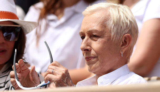 Martina Navratilova hat mit ihrer Meinung nie hinter dem Berg gehalten
