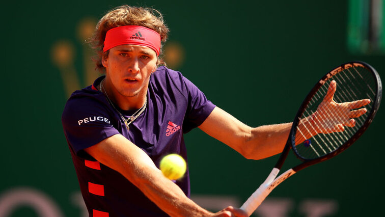 Alexander Zverev 2019 in Monte Carlo - beim Sieg gegen Felix Auger-Aliassime