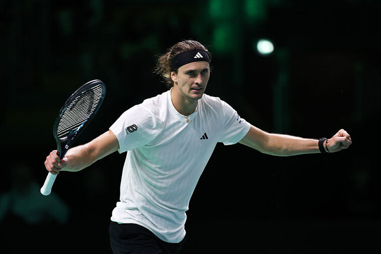 Alexander Zverev gelang der Ausgleich Alexander Zverev gelang der Ausgleich